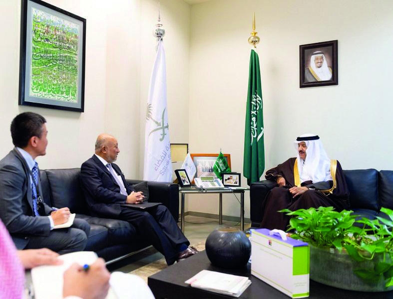 سلطان بن سلمان يبحث مع سفير اليابان التعاون في مجال الفضاء