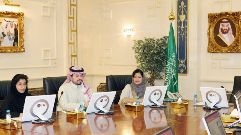 الأميرة ريما بنت بندر تستقبل الشيخه نائلة آل خليفة