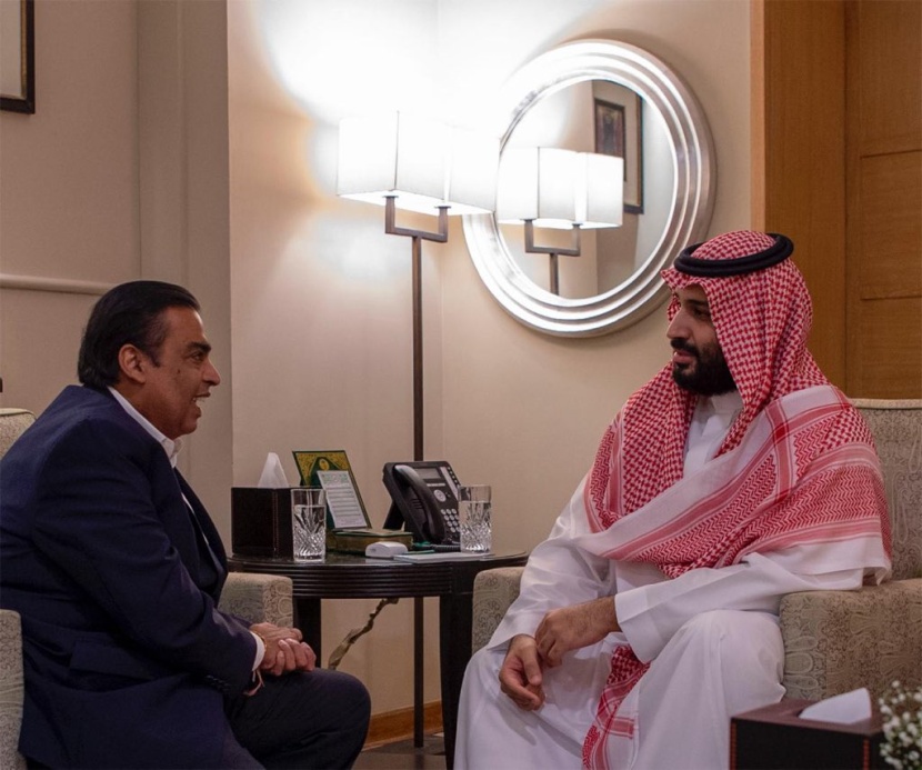 ولي العهد يلتقي مدراء الشركات الهندية التي استثمر فيها صندوق رؤية سوفت بنك
