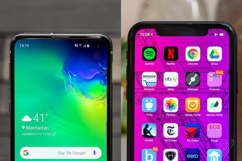 خبراء التقنية يستعرضون الفروقات بين هاتفي " Galaxy S10E" و "iPhone XR"