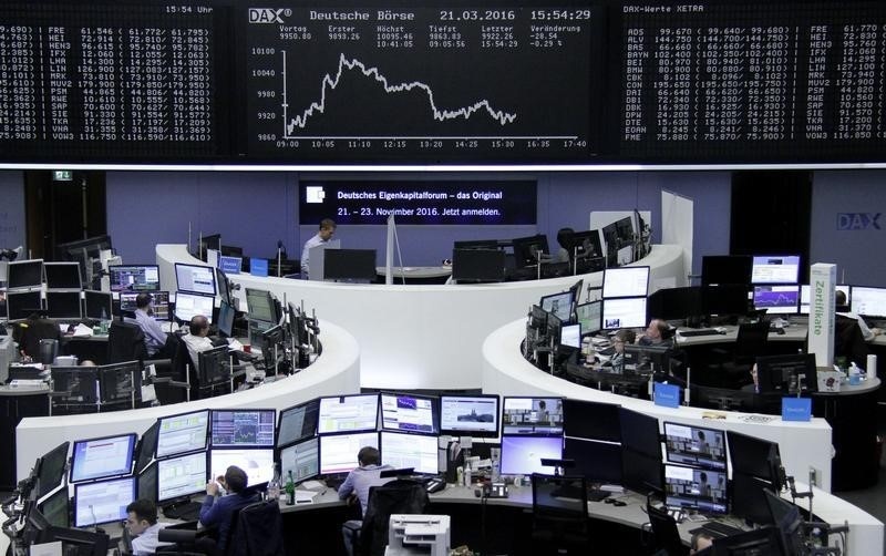 الأسهم الأوروبية تغلق على استقرار في جلسة متقلبة