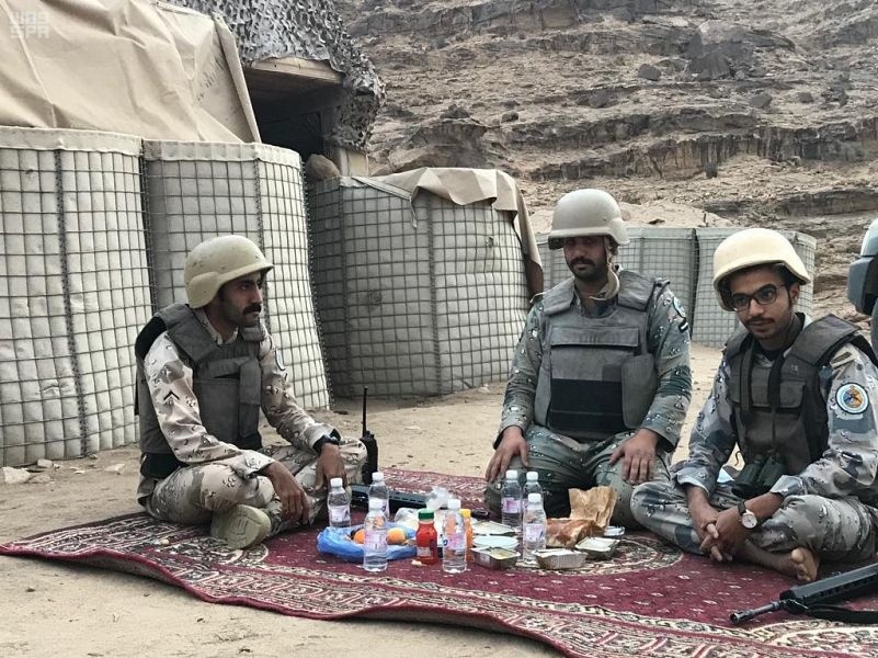 على الحد الجنوبي.. جنود المملكة صوم ورباط
