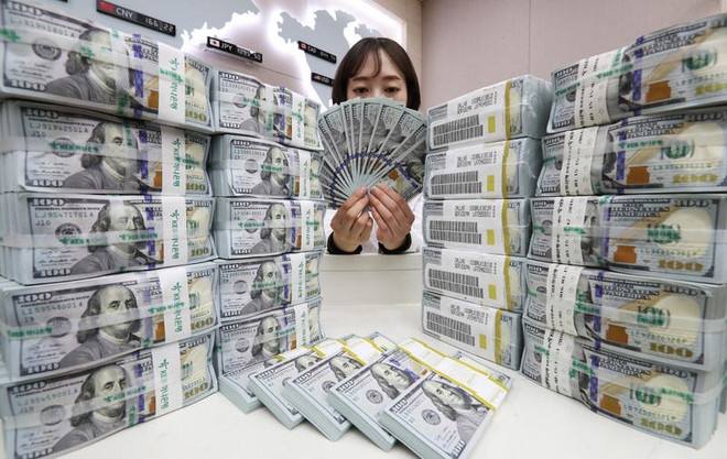 ارتفاع ودائع العملات الأجنبية في بنوك كوريا الجنوبية خلال الشهر الماضي