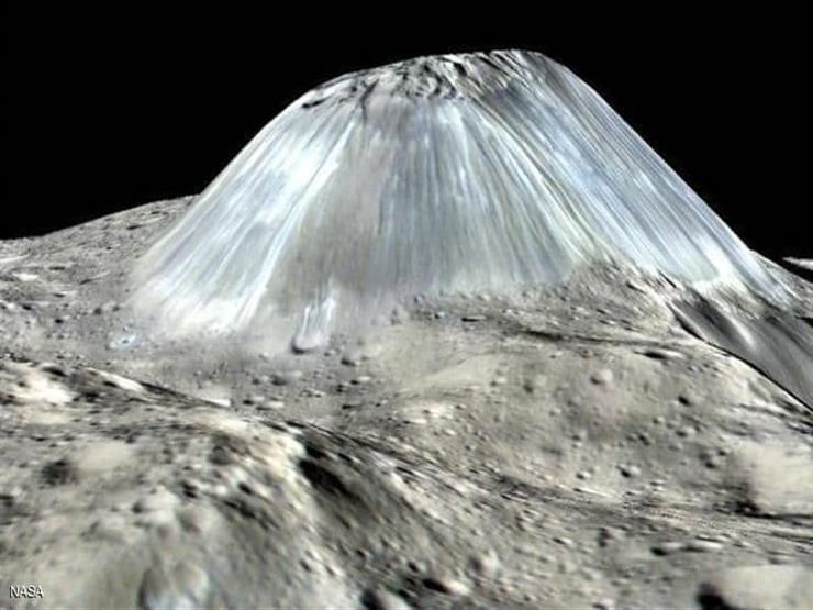 "ناسا" تكشف صورة لجبل "لم تر البشرية مثله"