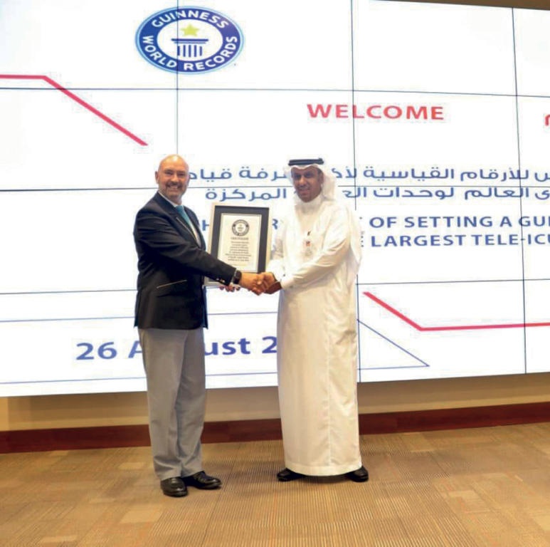 «الحبيب الطبية» تدخل «جينيس» لأكبر غرفة قيادة وتحكم لوحدات العناية المركزة عن بعد في العالم