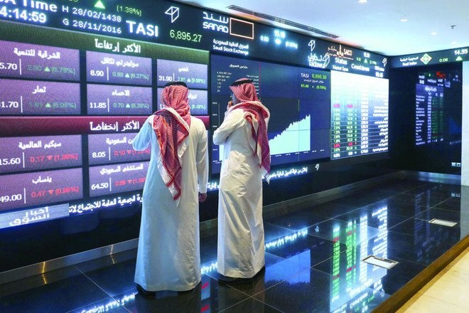 الأسهم السعودية تشهد تداولات بقيمة 4.88 مليار ريال خلال فترة التداول على سعر الإغلاق