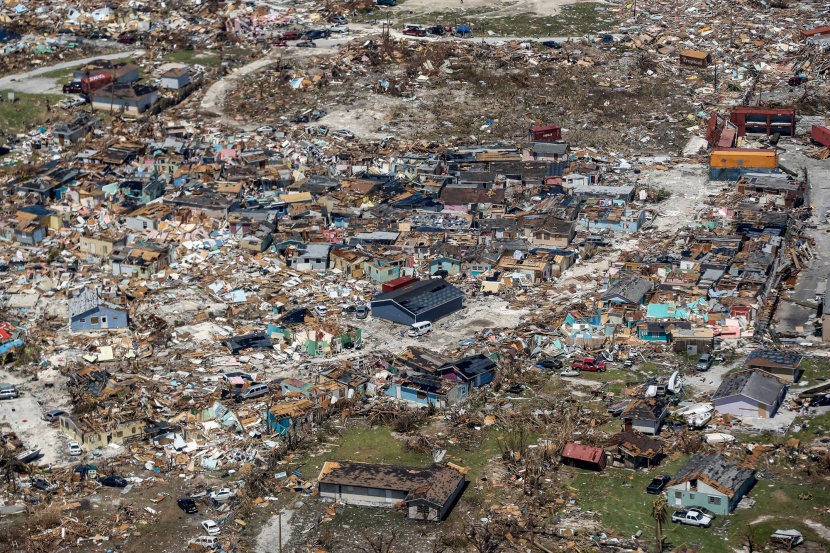 صورة جوية تكشف حجم الدمار الذي خلفه إعصار دوريان في جزر الباهاما