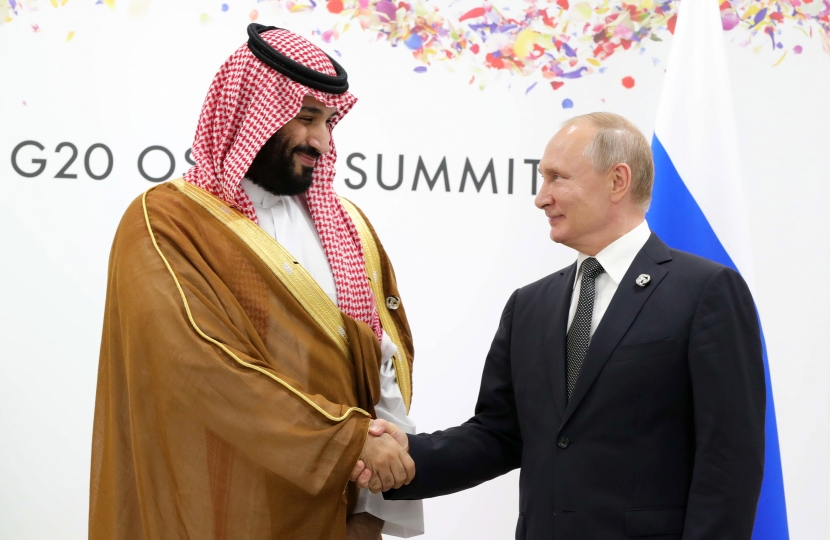 بوتين : ندين أي عمل إرهابي يستهدف السعودية .. وولي العهد هو من دعم إنشاء منصة لصندوق استثماراتنا
