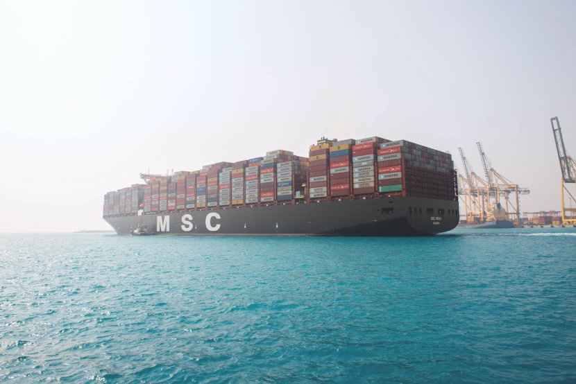 ميناء الملك عبدالله يستقبل أضخم السفن في العالم "MSC مينا"