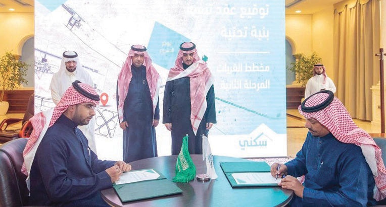 «الإسكان» توقع 4 عقود لتنفيذ البنية التحتية لمخططات أراض مجانية في «الجوف» و«الشمالية»