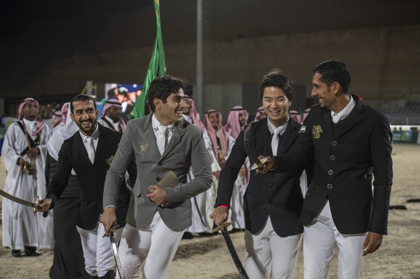 الفارس السعودي عبدالرحمن الراجحي يسعى لتسجيل حضور قوي خلال الجولة الختامية من منافسات مهرجان الدرعية للفروسية