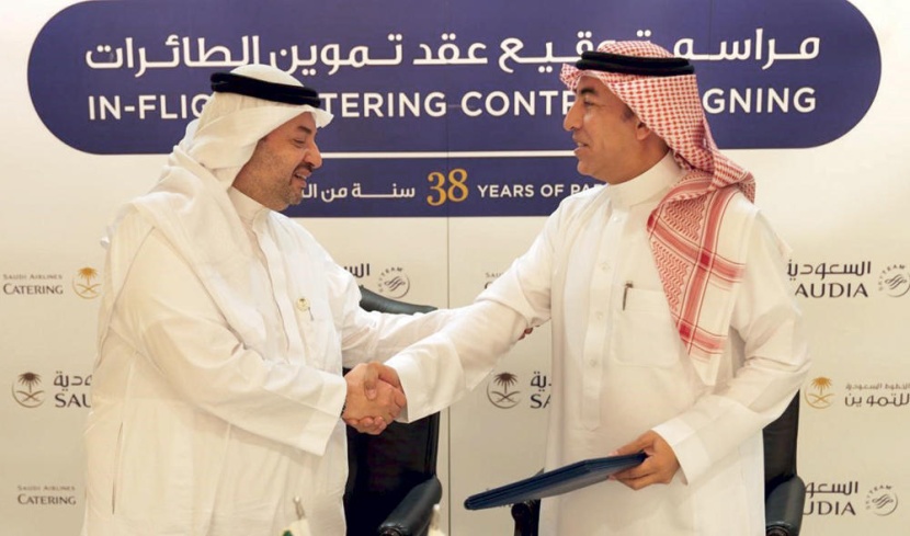 «الخطوط السعودية للتموين» تجدد عقدها مع المؤسسة العامة للخطوط الجوية العربية السعودية