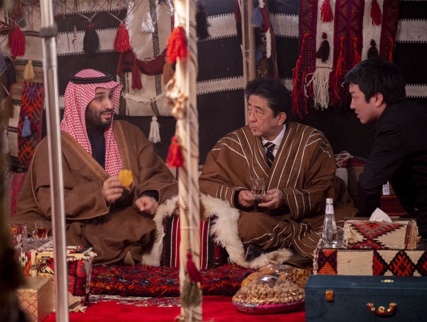 ولي العهد يلتقي رئيس وزراء اليابان ويعقدان جلسة مباحثات رسمية في العلا