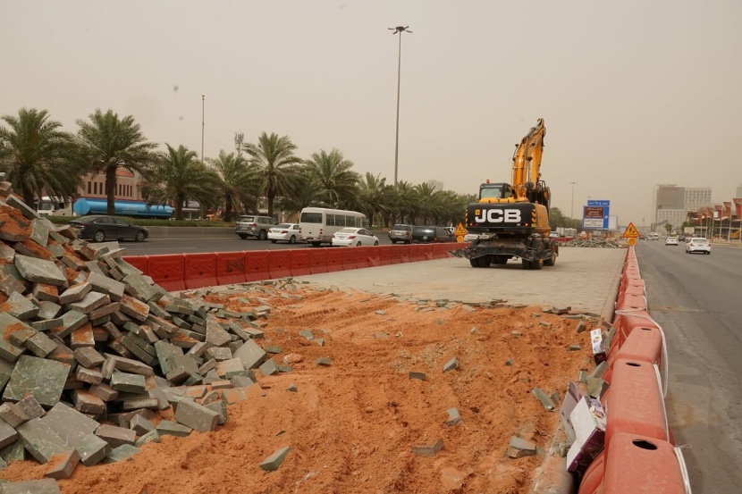 البدء في أعمال مشروع "الرياض الخضراء" وتنفيذ شبكات مياه للري باستخدام المياه المعالجة