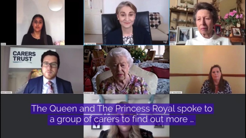 في سن 94 عاما .. الملكة إليزابيث الثانية تجري أول اتصال بالفيديو
