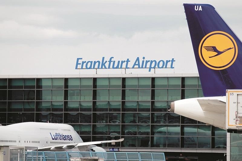تراجع عدد الركاب في مطار فرنكفورت بنسبة 91 %