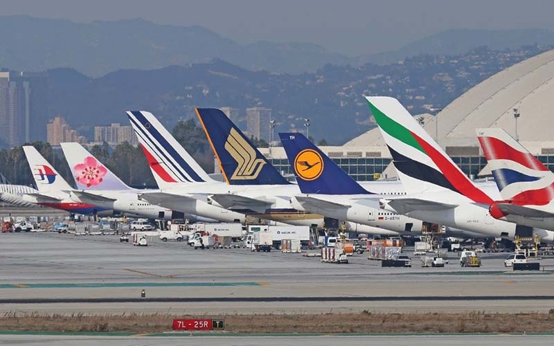  شركات الطيران العالمية تخسر 418 مليون دولار يوميا 