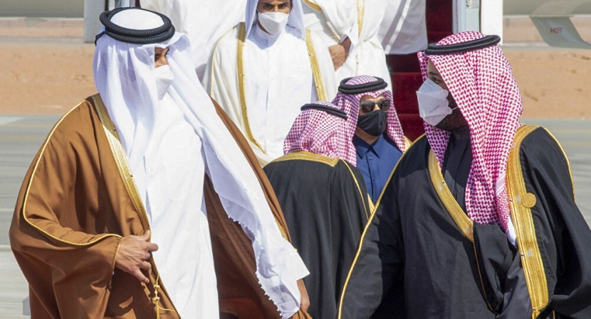 أمير قطر: أشكر خادم الحرمين الشريفين وولي العهد على الحفاوة وحسن الاستقبال