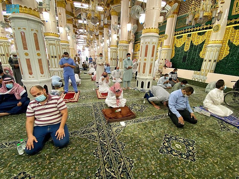 أكثر من مليون ونصف زائر للروضة الشريفة بالمسجد النبوي