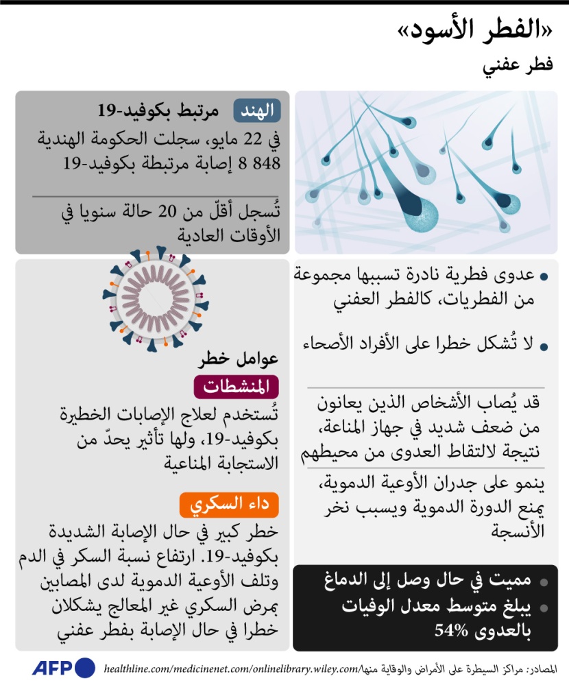 تعرف على مرض الفطر الأسود