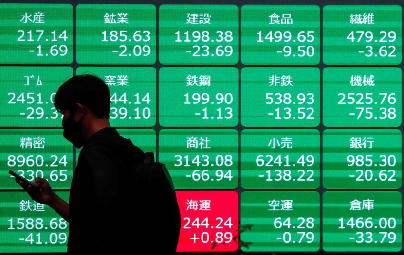 الأسهم اليابانية تنخفض نتيجة جني الأرباح 