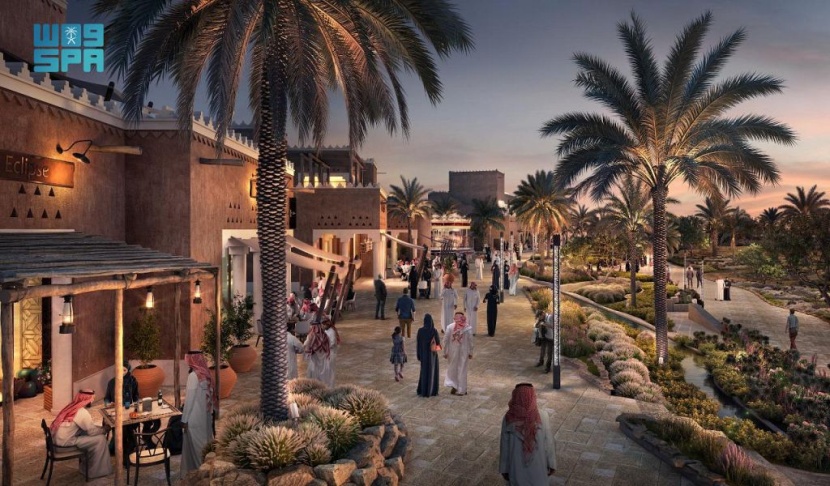 بوابة الدرعية تعتزم افتتاح وجهة جديدة للمطاعم والمقاهي مطلع 2022 تحمل اسم "مطل البجيري"