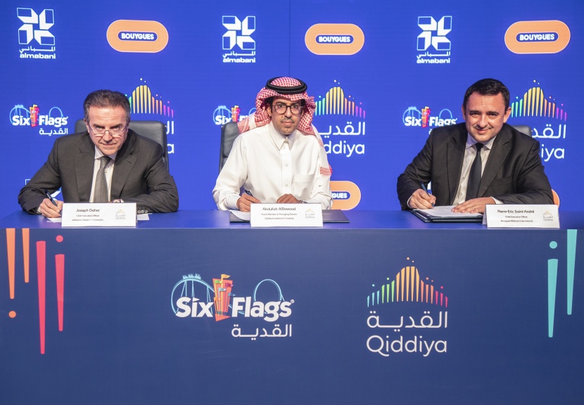 القدية توقع عقد إنشاء  منتزه Six Flags بقيمة 3.75 مليار ريال 