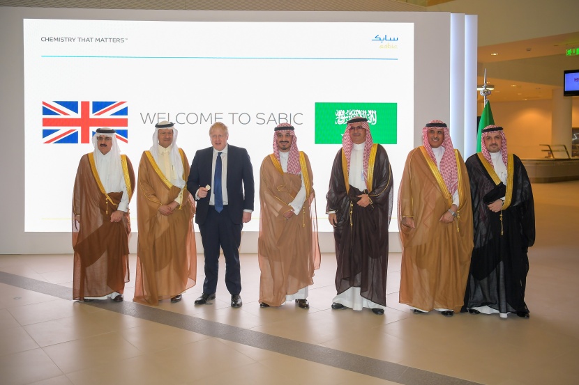  رئيس الوزراء البريطاني يزور سابك