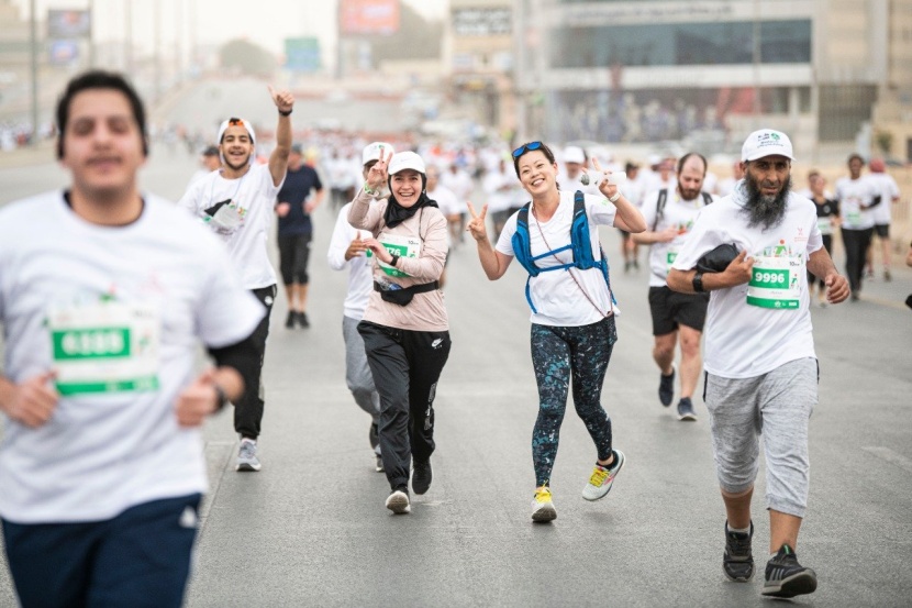 ماراثون الرياض يشهد مشاركة أكثر من 10 آلاف متسابق