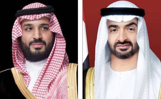 الملك وولي العهد يهنئان محمد بن زايد برئاسة الإمارات
