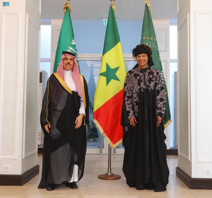 وزير الخارجية يلتقي وزيرة الشؤون الخارجية والسنغاليين في الخارج