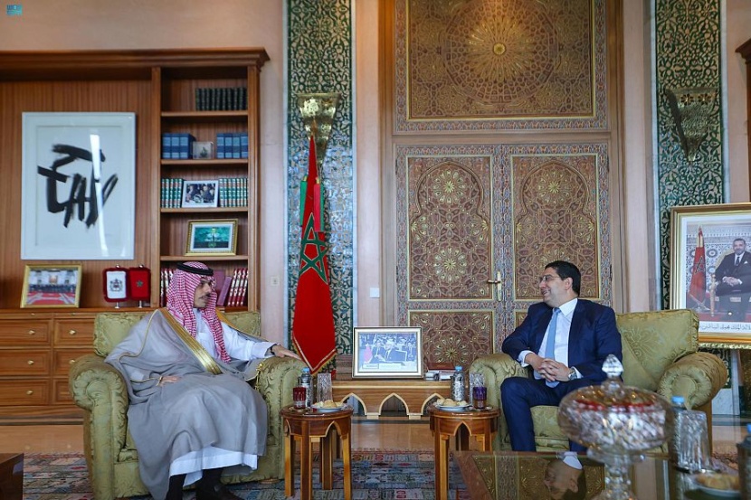 وزير الخارجية يلتقي وزير الخارجية المغربي