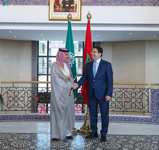وزير الخارجية يلتقي وزير الخارجية المغربي