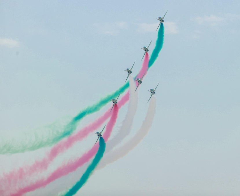 الطائرات السعودية تؤدي "تحية وطن".. اختتام أكبر استعراض جوي في تاريخ الأيام الوطنية
