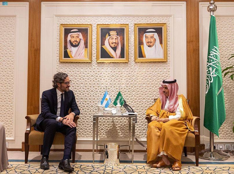 وزير الخارجية يبحث مع نظيره الأرجنتيني سبل تعزيز التعاون