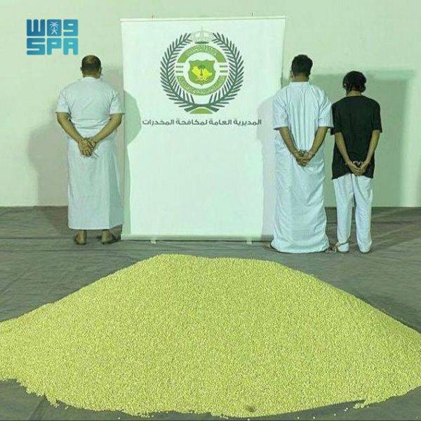 ضبط 4 ملايين قرص إمفيتامين مخدر في الرياض