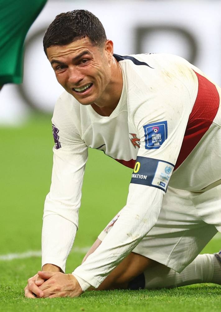 رونالدو يبكي من المغرب