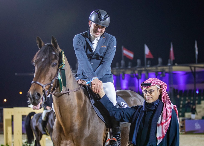 سعيد .. بطل شوط "قفز السعودية" الكبير