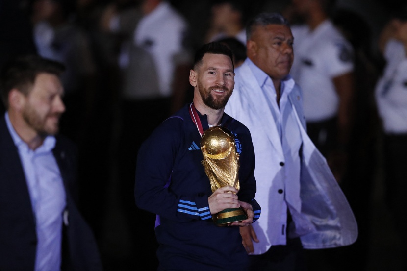 وصول منتخب الأرجنتين إلى بوينوس آيرس