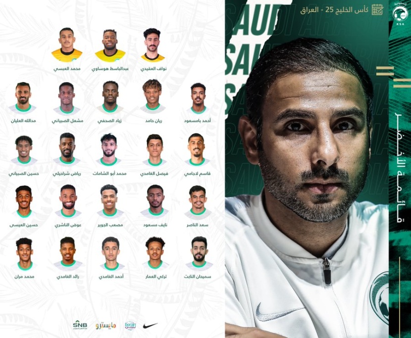 بقيادة الشهري .. 23 لاعبا في تشكيلة السعودية لكأس الخليج