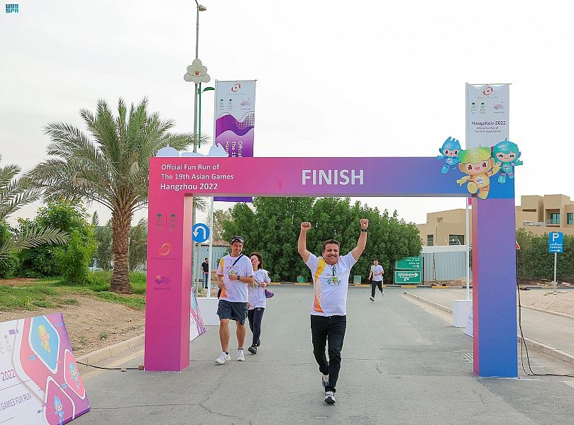الرياض تنظم سباق FunRun الترويجي لأسياد هانغتشو الصينية
