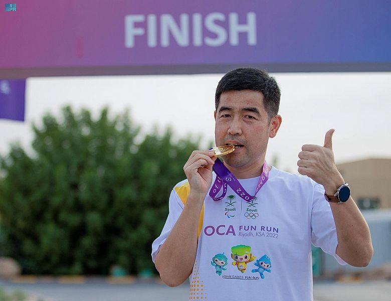 الرياض تنظم سباق FunRun الترويجي لأسياد هانغتشو الصينية