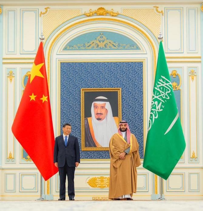ولي العهد يعقد جلسة مباحثات مع رئيس الصين .. ويشهدان مراسم تبادل 6 اتفاقيات
