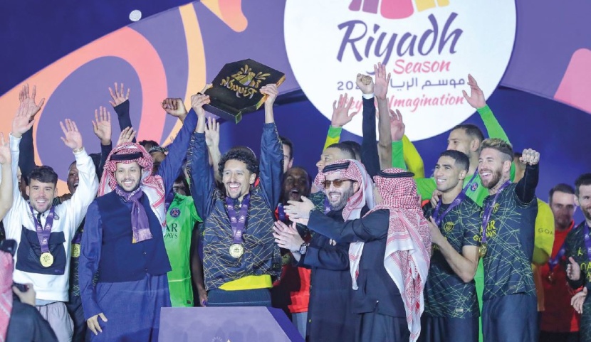 موسم الرياض خيالي .. باريس سان جيرمان بطلا