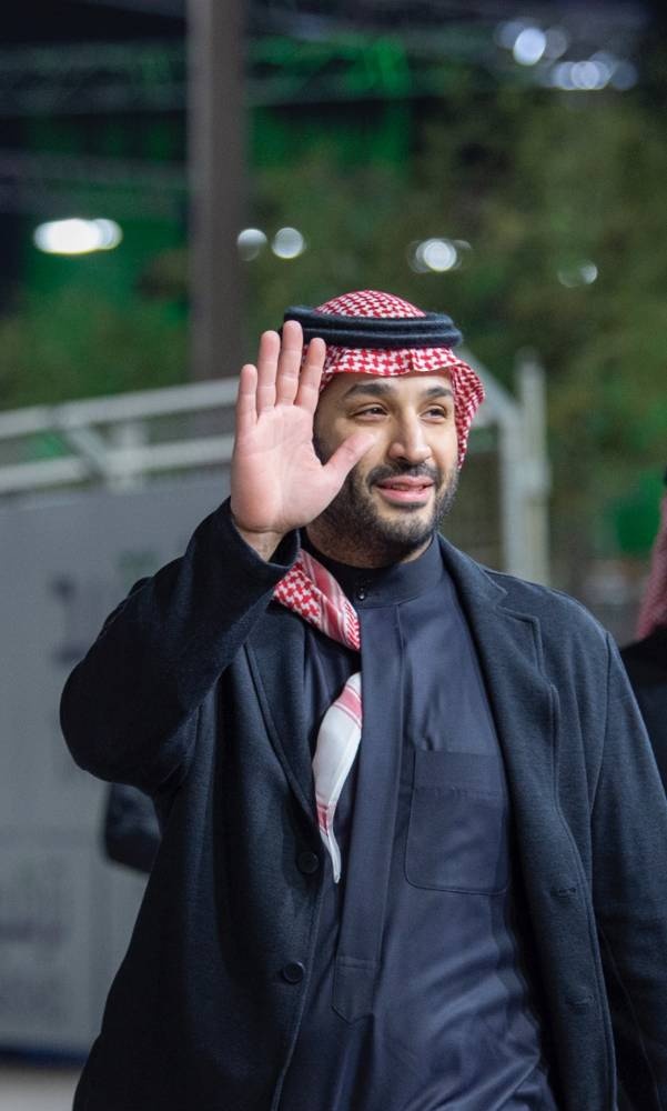 ولي العهد يشهد سباق فورمولا الدرعية