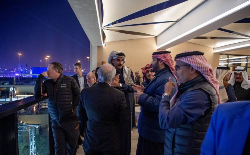 ولي العهد يشهد سباق فورمولا الدرعية