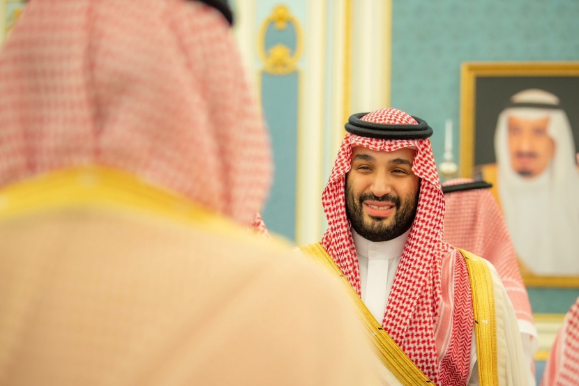 ولي العهد يستقبل المهنئين بشهر رمضان المبارك