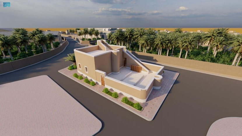 مشروع ولي العهد لتطوير المساجد التاريخية يعيد الأصالة العمرانية لسقف مسجد الرويبة 