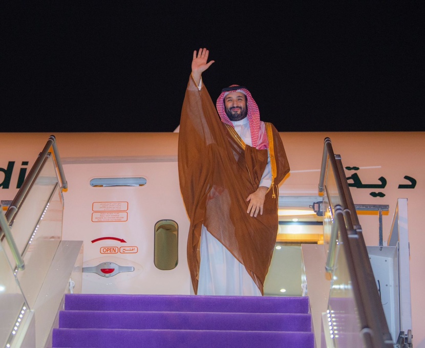 ولي العهد يغادر المدينة المنورة 