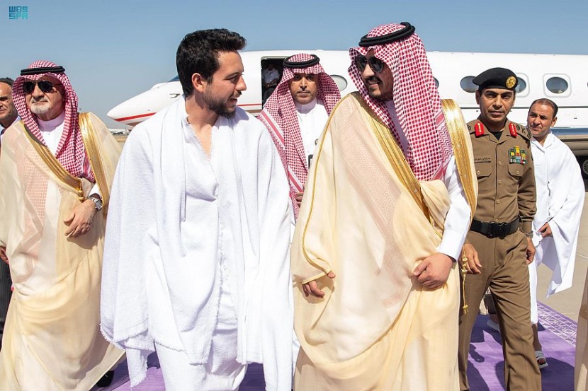 ولي عهد الأردن يصل إلى السعودية